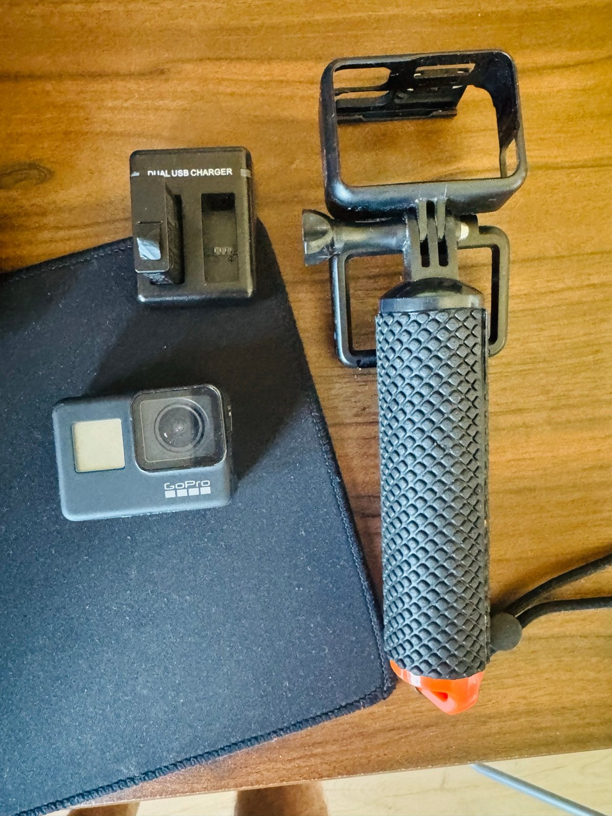 GoPro Hero 7 Black actiecamera met accessoires, Ophalen, Gebruikt, GoPro