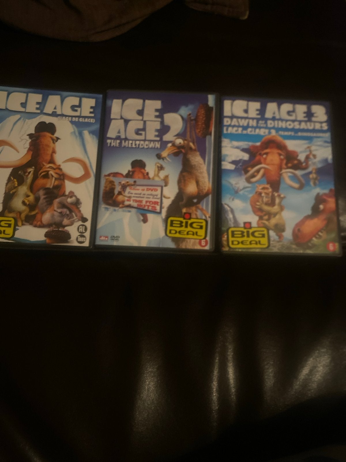Ice Age 1, 2 & 3 DVD Collectie - Familie Avontuur, Cd's en Dvd's, Verzamelbox, Alle leeftijden, Ophalen of Verzenden, Zo goed als nieuw