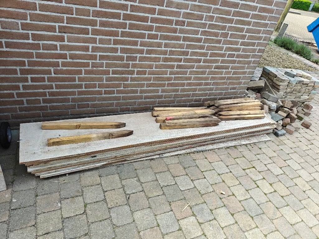 Bekisting hout, Ophalen, Gebruikt, Minder dan 25 mm, 200 tot 250 cm