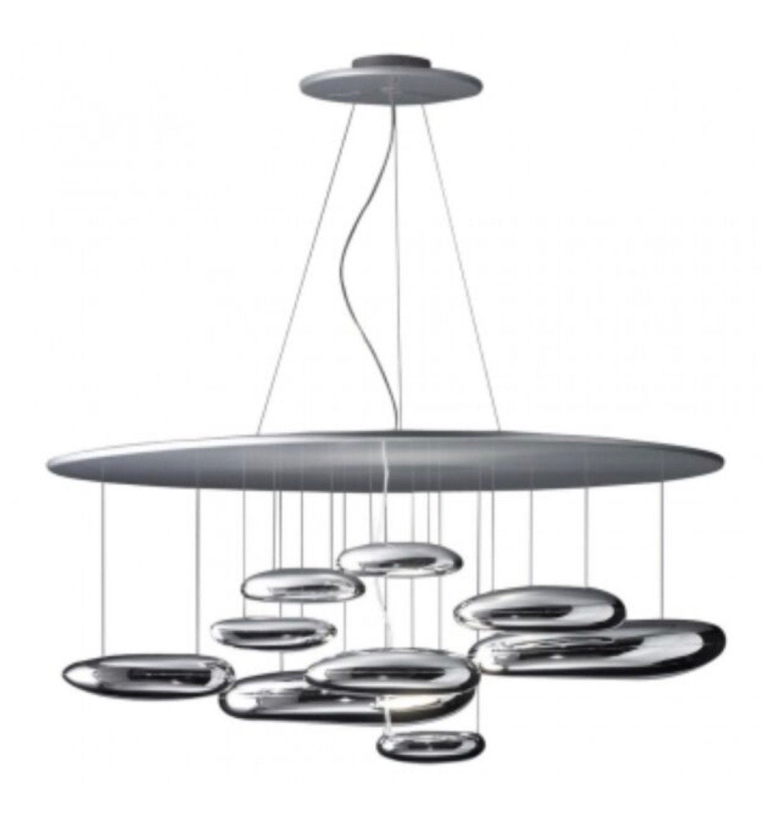 Artemide Mercury Sospensione Suspension Hanglamp, Huis en Inrichting, Ophalen, Zo goed als nieuw, Metaal, Overige fittingen
