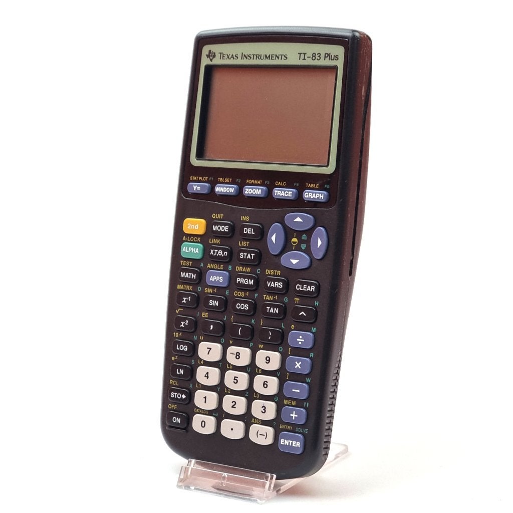 Texas Instruments Rekenmachine TI-83 Plus, Texas Instruments, Gebruikt, Support@texasinstruments.com, 12500 TI Boulevard
Dallas, TX 75243
USA