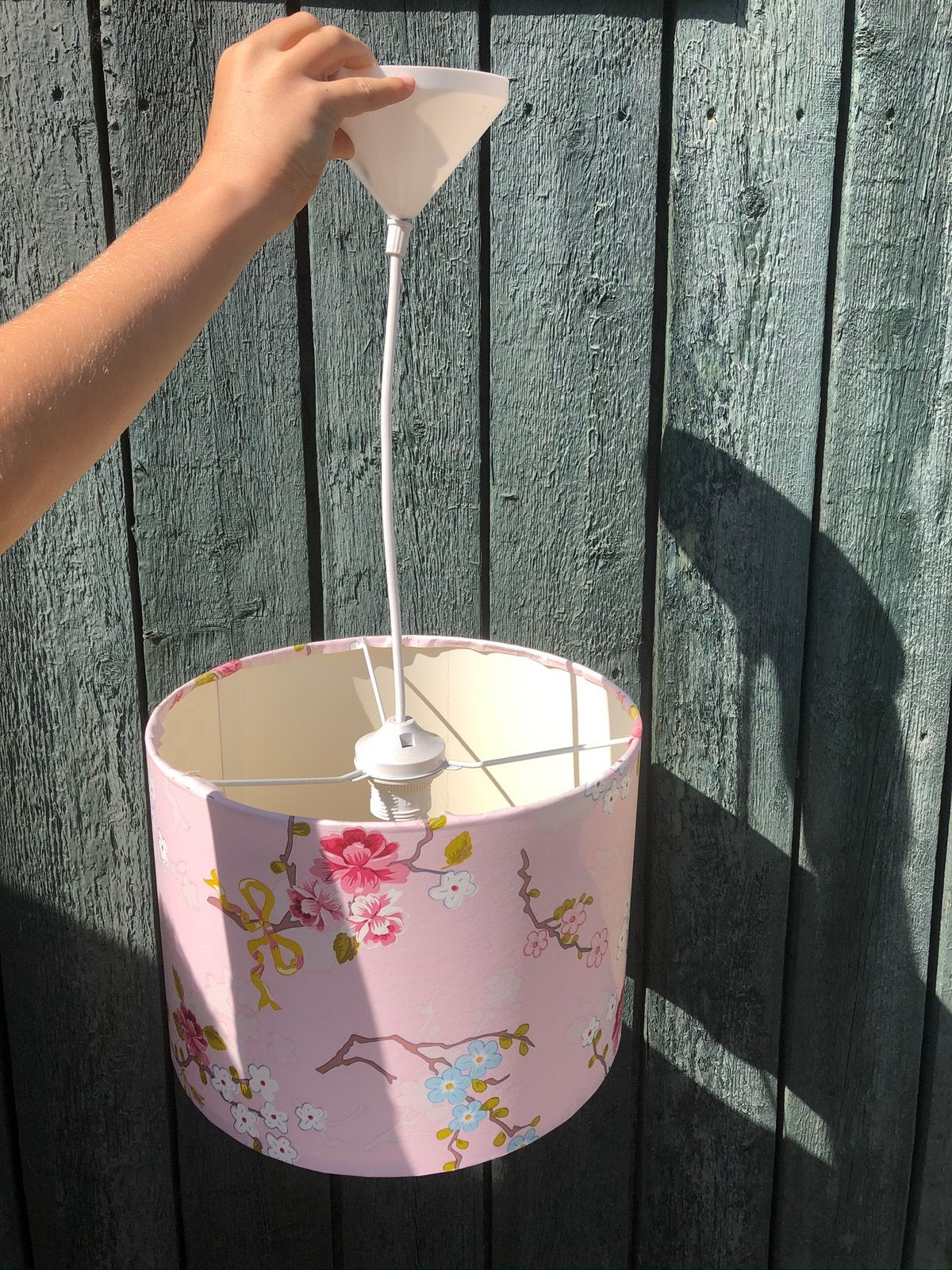 Lampenkap, Huis en Inrichting, Lampen | Lampenkappen, Ophalen of Verzenden, Gebruikt, Rond, 25 tot 50 cm