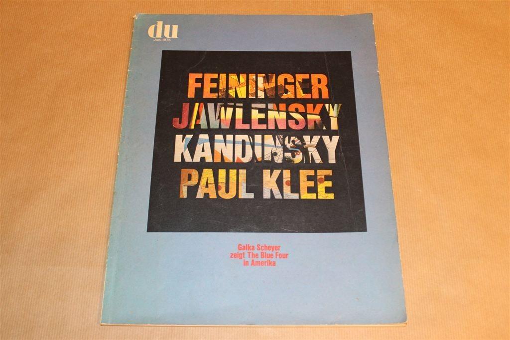 Feininger Kandinsky Jawlensky Klee — Kunstboek 1975, Ophalen of Verzenden, Gelezen