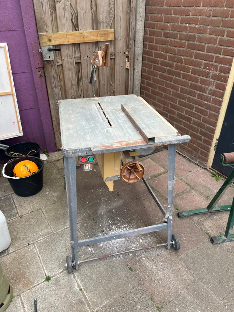 Scheppach tafelzaag gebruikt maar in prima staat, Ophalen, Gebruikt, 70 mm of meer, Overige typen