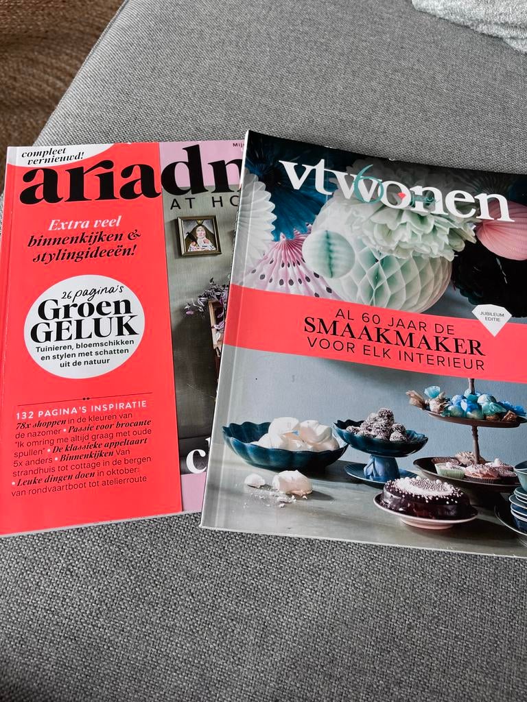 Ariadne at Home & VT Wonen Tijdschriften 2024, Ophalen of Verzenden, Zo goed als nieuw, Glossy