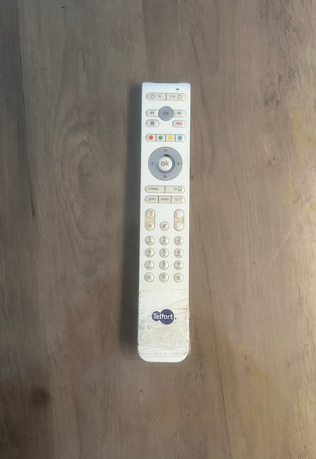 Telfort afstandsbediening, Ophalen of Verzenden, Gebruikt, Origineel, Tv