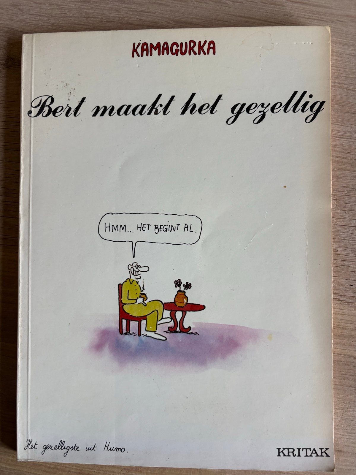 Kamagurka - Bert maakt het gezellig (Kritak), Boeken, Verzenden, Zo goed als nieuw, Cartoons