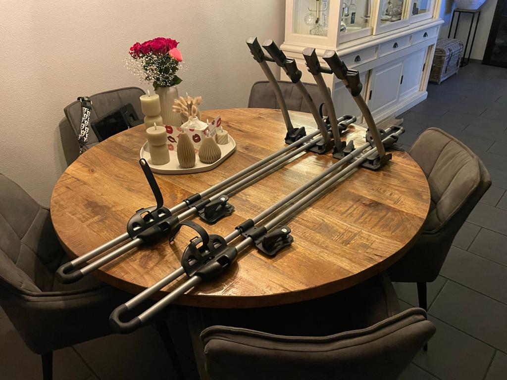 Thule Freeride dak fietsendragers (2 stuks), Auto diversen, Fietsendragers, Ophalen, 2 fietsen, Zo goed als nieuw, Dakdrager
