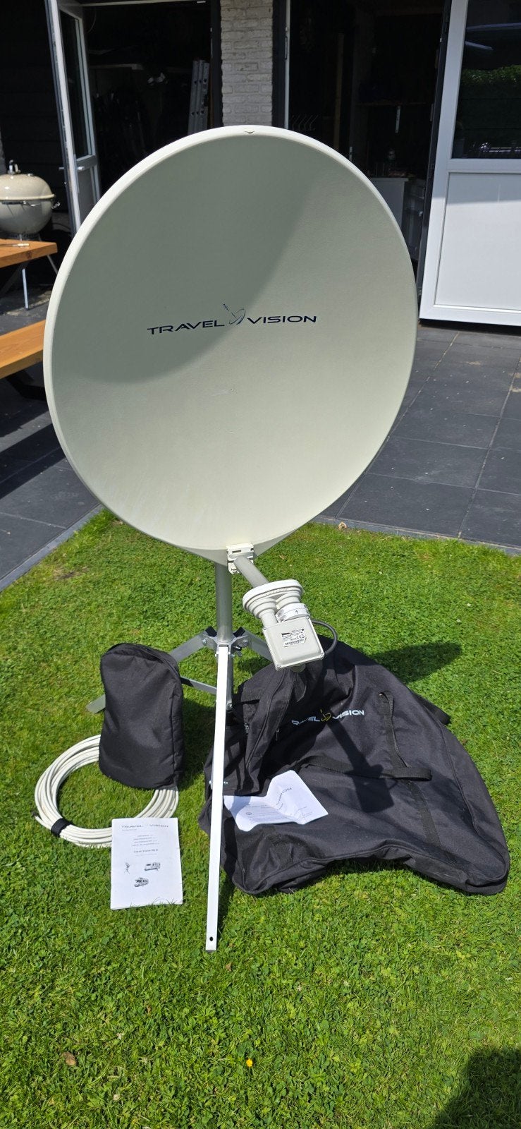 Travel Vision R6 schotelantenne voor camper/caravan, Ophalen, Zo goed als nieuw, (Schotel)antenne, Overige merken