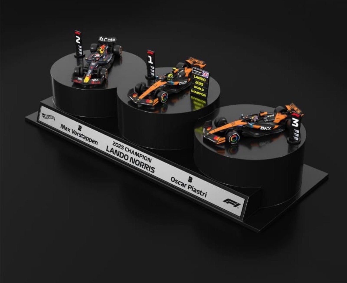 Hot Wheels F1 2025 champion Display Norris verstappen piastr, Ophalen of Verzenden, Nieuw, Overige typen