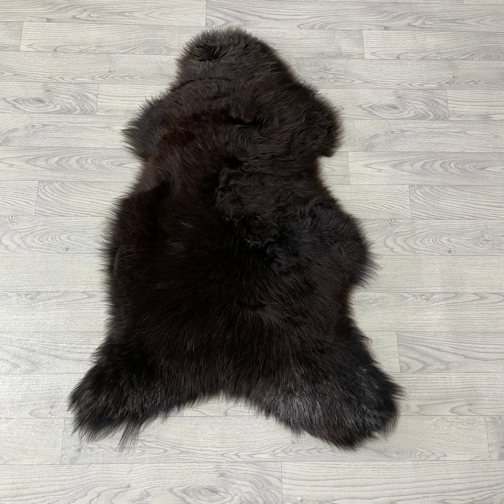 Schapenvacht bruin wit 105x70cm #1556 | Lederstore, Huis en Inrichting, Landelijk, modern, Scandinavisch, industrieel, 100 tot 150 cm