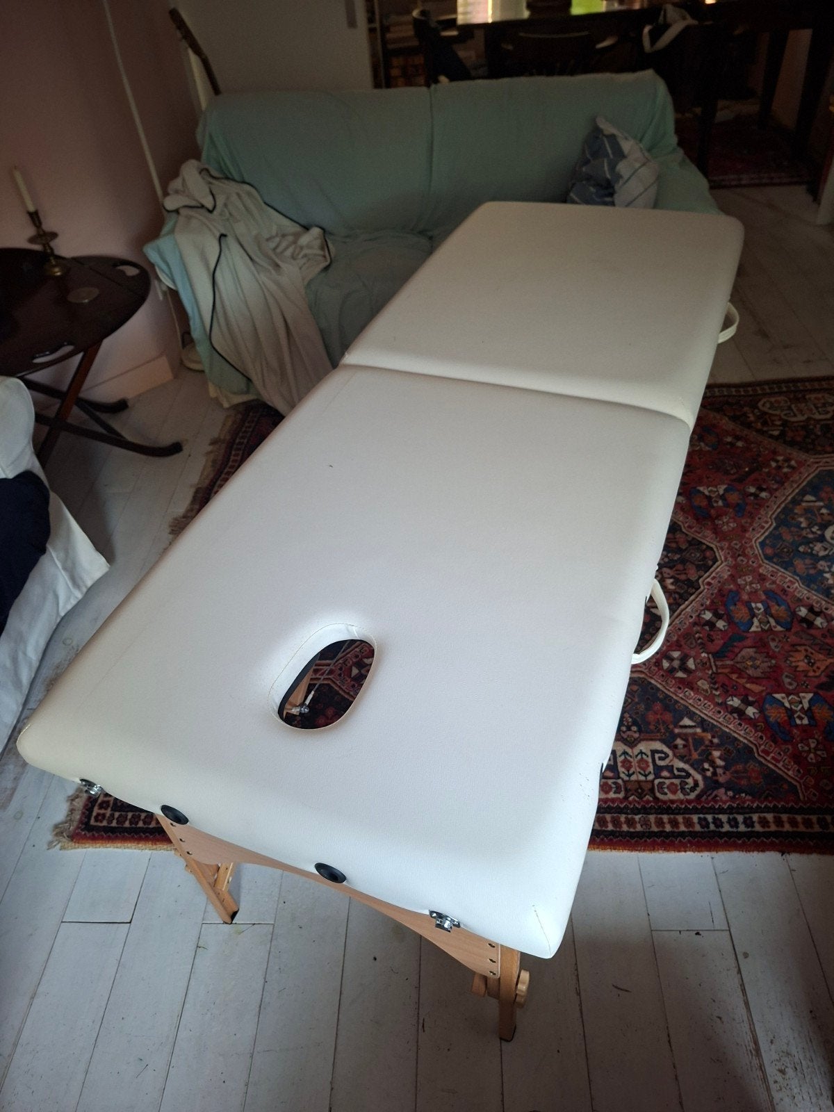 Draagbare massagetafel - vrijwel nooit gebruikt, Ophalen, Zo goed als nieuw, Massagetafel