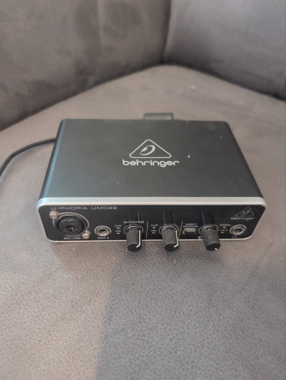 Behringer U-Phoria UMC22 Audio Interface, Muziek en Instrumenten, Ophalen of Verzenden, Zo goed als nieuw, Minder dan 5 kanalen
