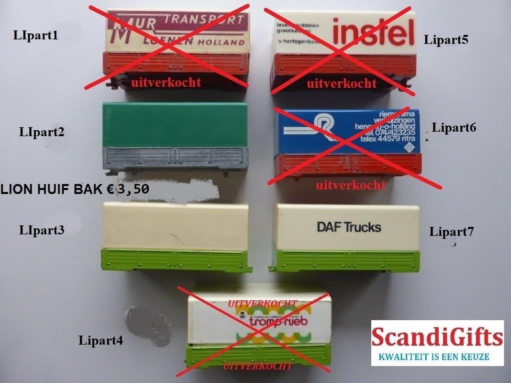 lion parts, Ophalen of Verzenden, Gebruikt, Bus of Vrachtwagen, Lion Toys
