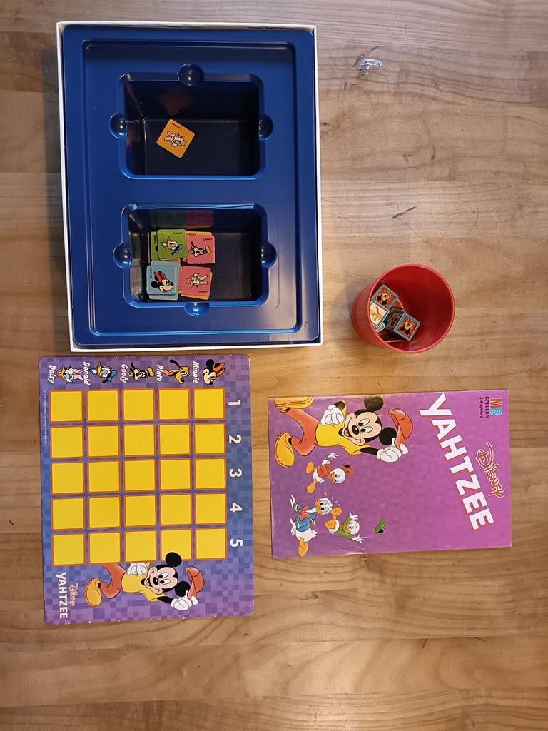Disney yahtzee, Ophalen, Gebruikt