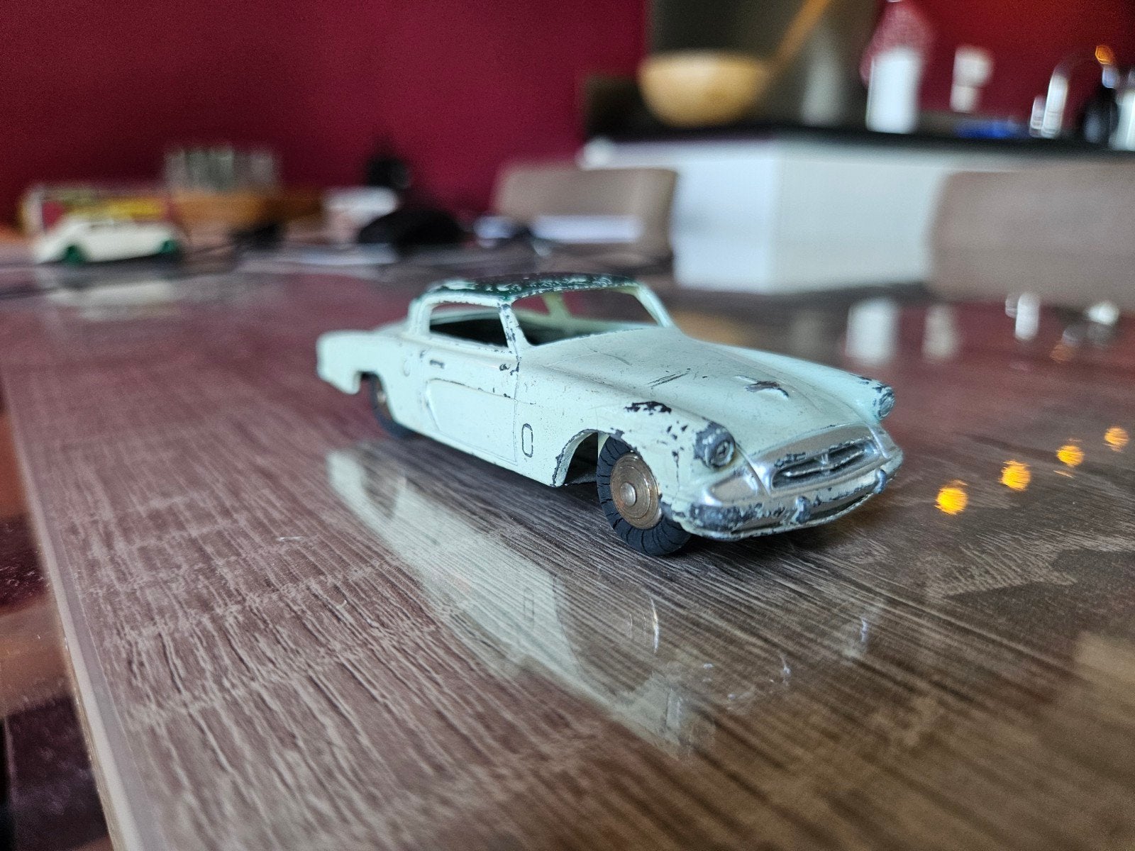 Dinky toys studebaker commander, Ophalen of Verzenden, Gebruikt, Bus of Vrachtwagen, Overige merken