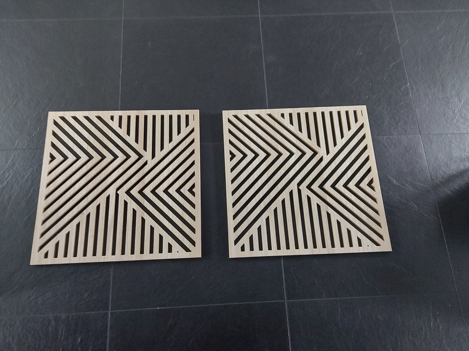 2 mooie decoratieve wandborden, Ophalen, Zo goed als nieuw, Hout