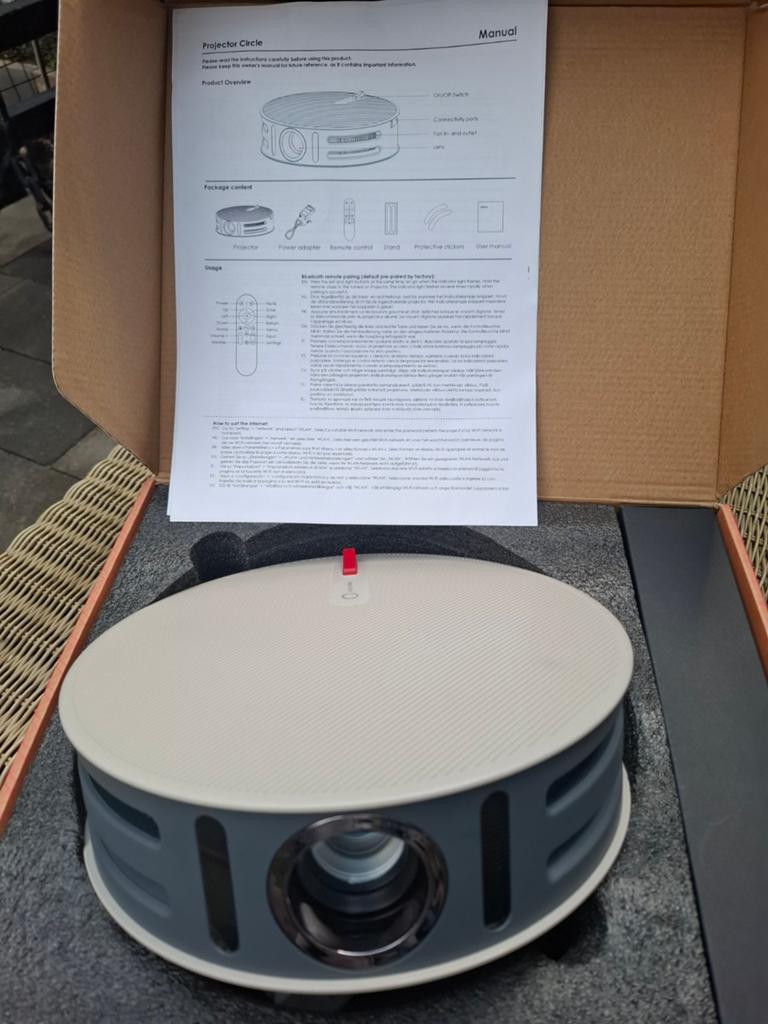 DesignNest Projector Circle - Compacte Beamer, DesignNest, LED, Nieuw, Ophalen of Verzenden