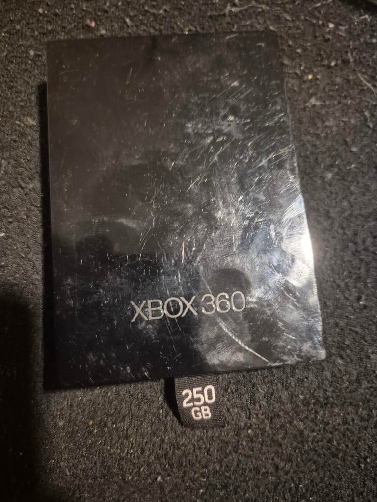 Xbox 360 met 250 GB opslag afdingen zinloos, Spelcomputers en Games, Spelcomputers | Xbox 360, Ophalen of Verzenden, Zonder controller