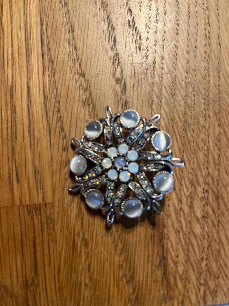 Vintage Swarovski Crystal Memories Mini Broche Lelie, Met kristal, Overige materialen, Minder dan 4 cm, Ophalen of Verzenden