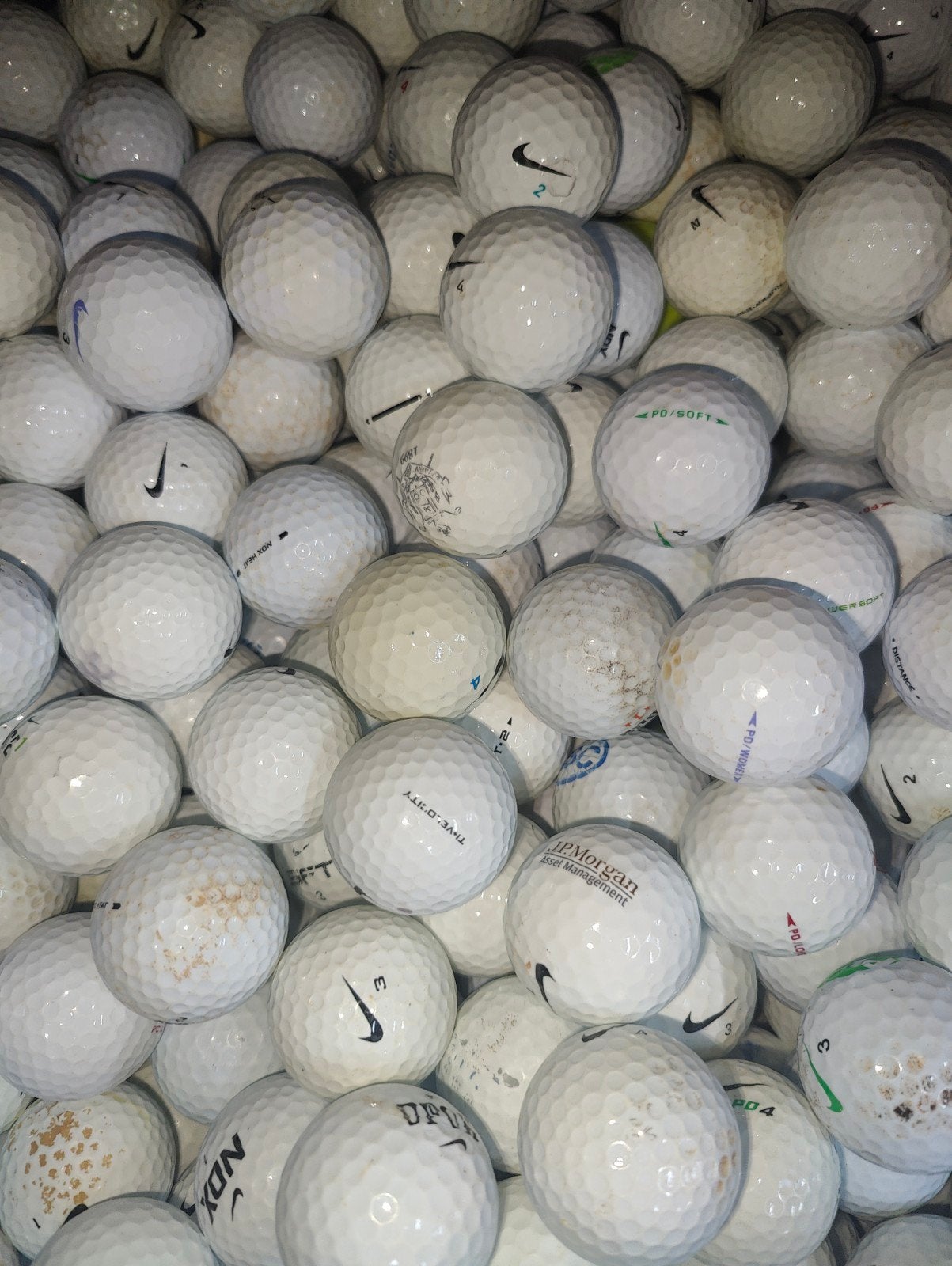 Nike golfballen mix 100 stuks, Ophalen of Verzenden, Bal(len)
