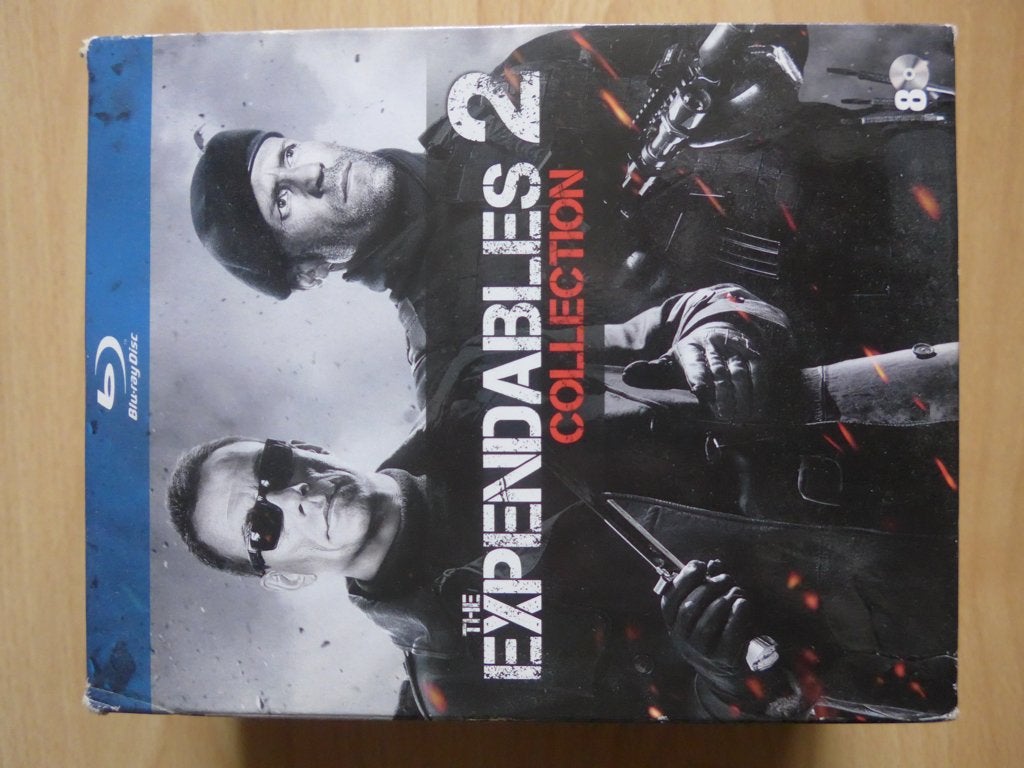 Expendables 2 collection Blue Ray, Ophalen of Verzenden, Zo goed als nieuw, Actie, Boxset