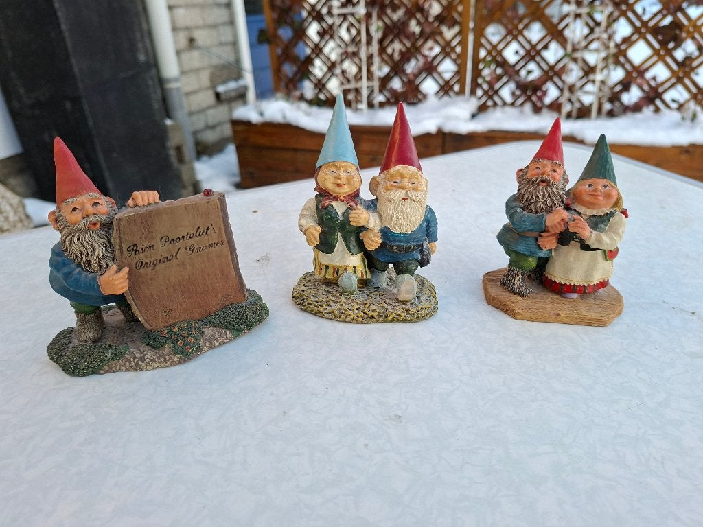 3 stuks kabouter beelden van rien poortvliet, Verzamelen, Ophalen of Verzenden, Zo goed als nieuw, Overige typen