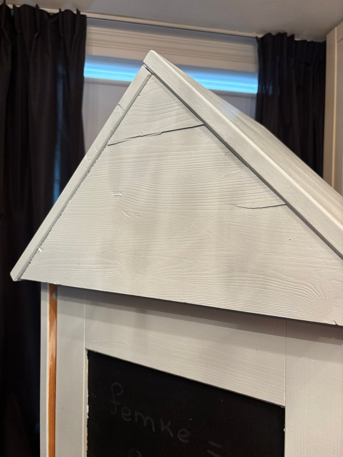 Leuke smalle kast met krijtborddeur - 155cm hoog, Gebruikt, 25 tot 50 cm, Met deur(en), 50 tot 100 cm