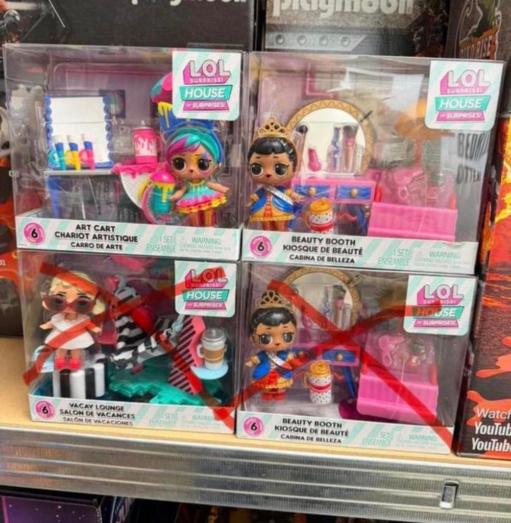 L.O.L. Surprise! House of Surprises LOL meubelspeelset + pop, Overige typen, Nieuw, Ophalen of Verzenden, H