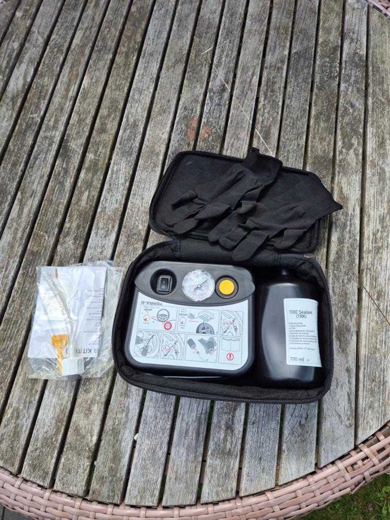 Banden reparatie set compressor 12V nieuw, Ophalen of Verzenden, Nieuw