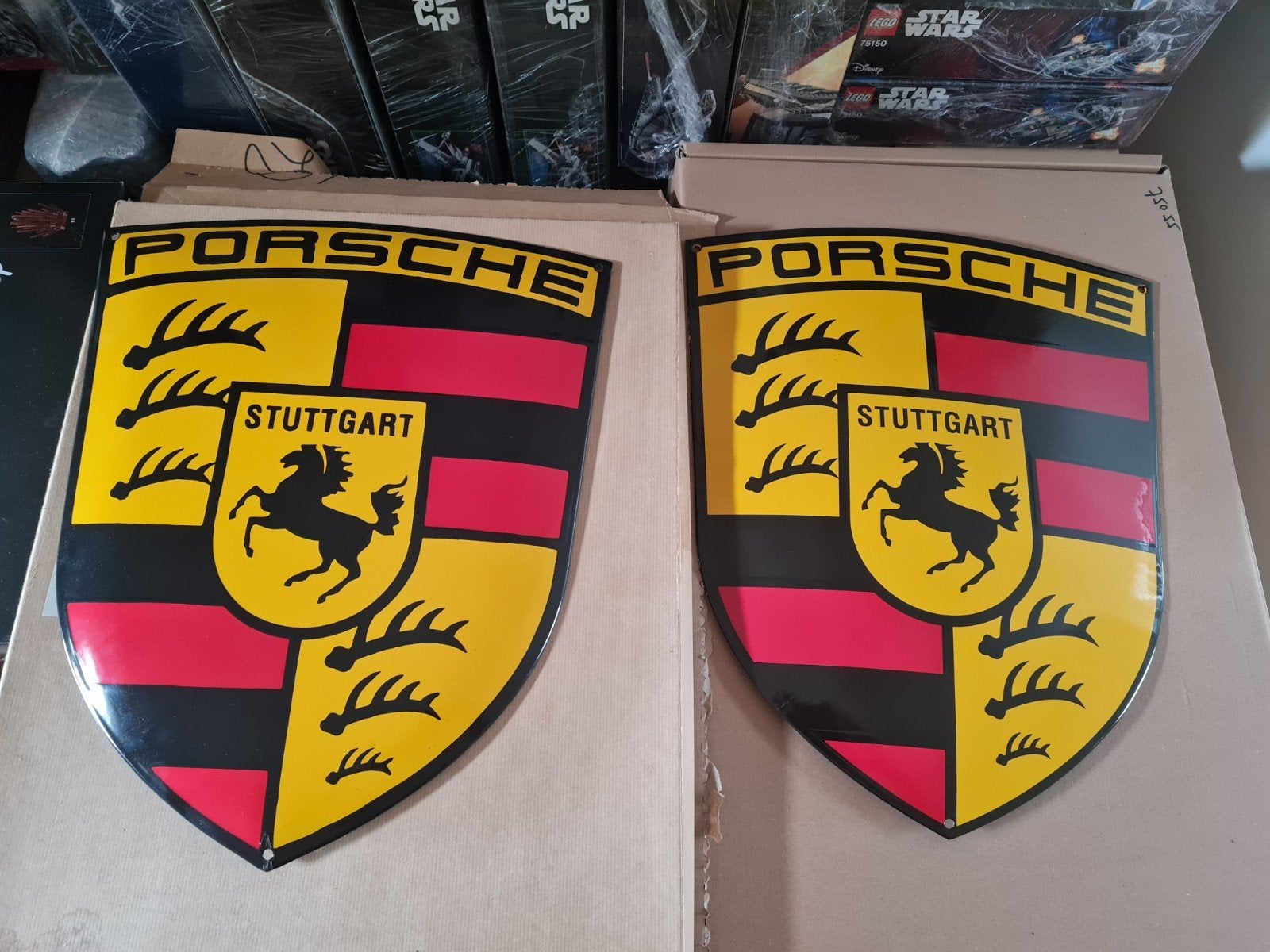 emaille bord porsche nieuw, Verzamelen, Ophalen of Verzenden, Nieuw, Reclamebord