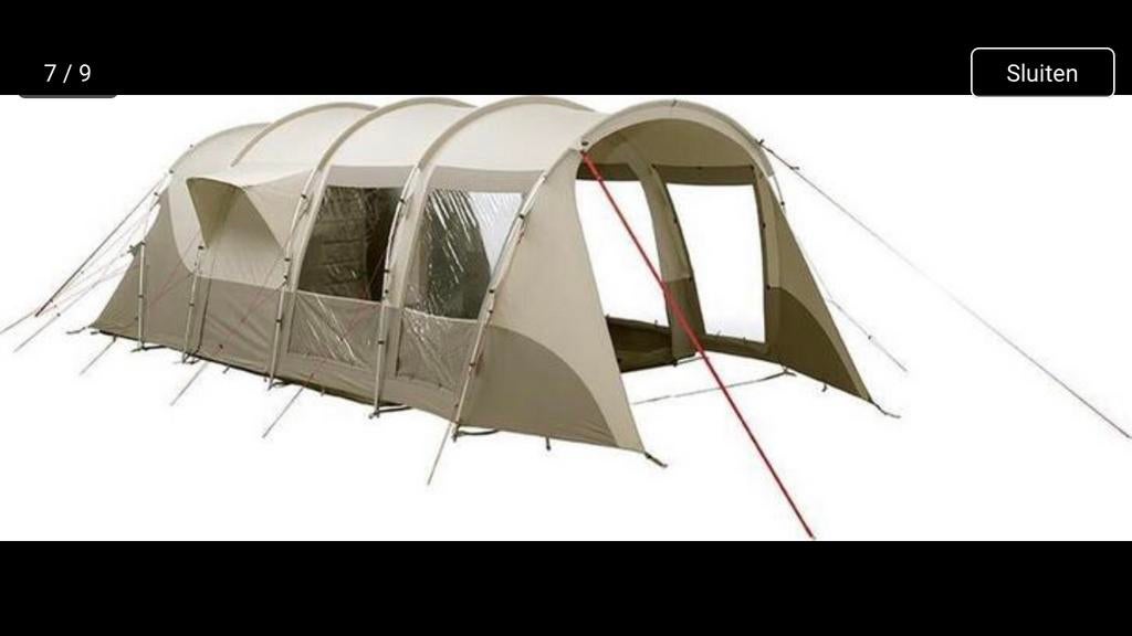 Nomad Lodge 4.1 Tent - Ruime Gezinstent, Caravans en Kamperen, Tenten, tot en met 5, Gebruikt, Ophalen of Verzenden