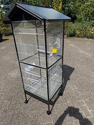 Mooie Nieuwe binnenvoliere Type 2003, smalle tralies voor tr, Nieuw, Ophalen of Verzenden, Vogelkooi, Info@birdtrade.nl