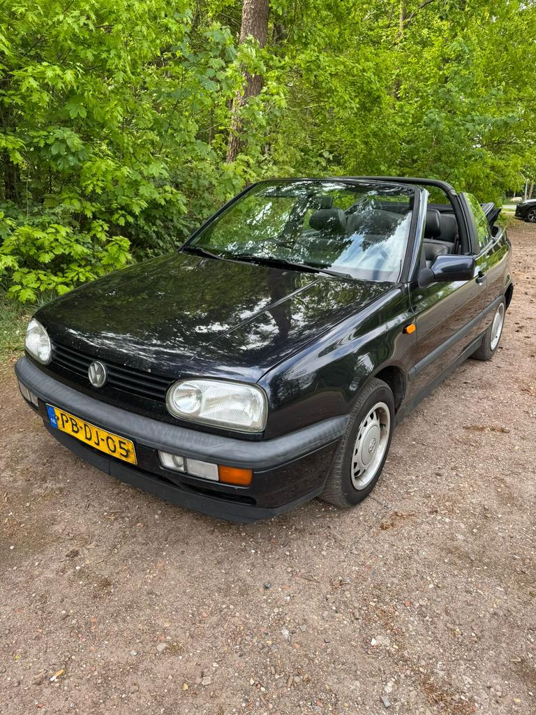 Volkswagen Golf 1.9 TDI Cabriolet 66KW KAT 1996 Blauw, Voorwielaandrijving, Cabriolet, Blauw, Origineel Nederlands