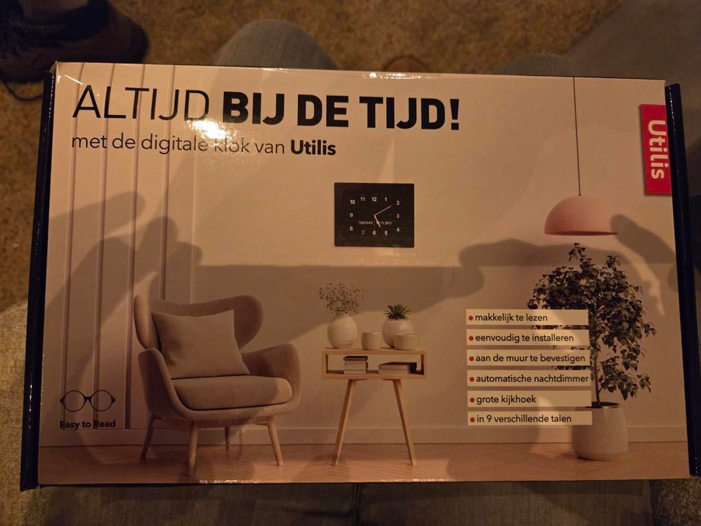 Utilis digitale klok zgan, Ophalen