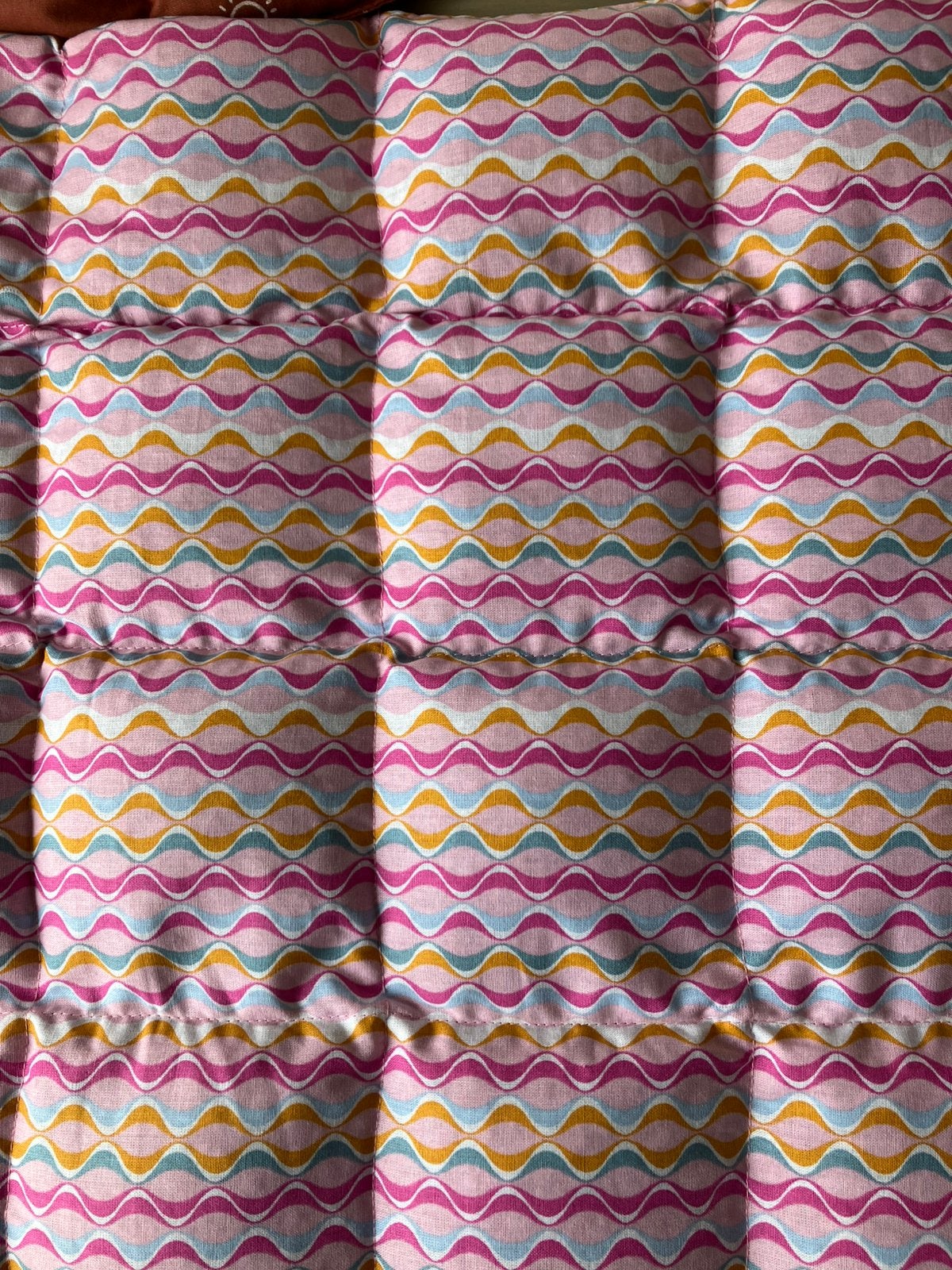 Warmtekussen, pittenzak, kruik. Retrostofje. Roze tinten, Ophalen, Nieuw, Roze, Warmtekussen
