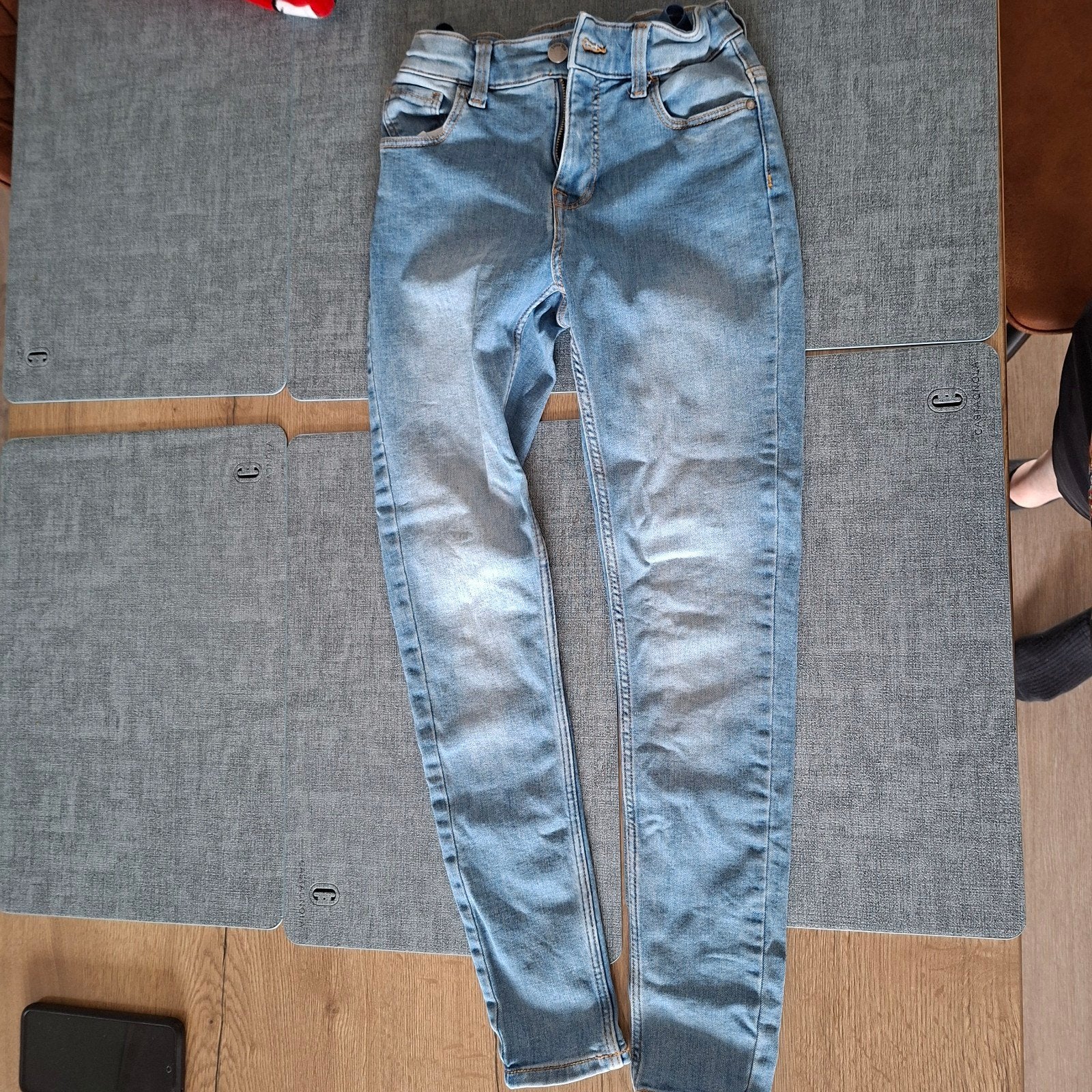 Hema Skinny Fit Jeans Meisjes Maat 146, Ophalen of Verzenden, Hema, Meisje