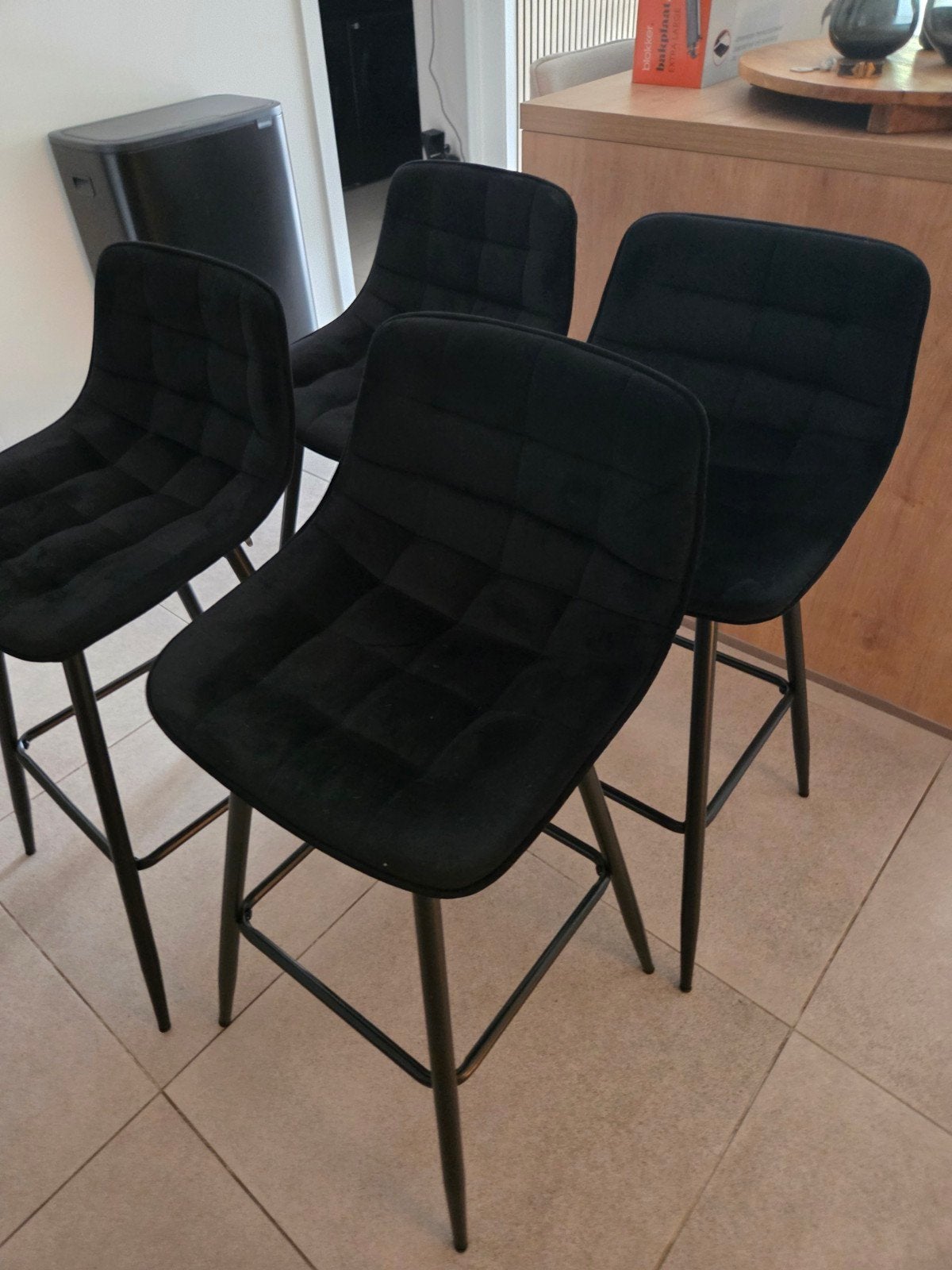bar krukken 4 x, Huis en Inrichting, Barkrukken, 2 krukken, Ophalen, Zo goed als nieuw, 60 tot 90 cm