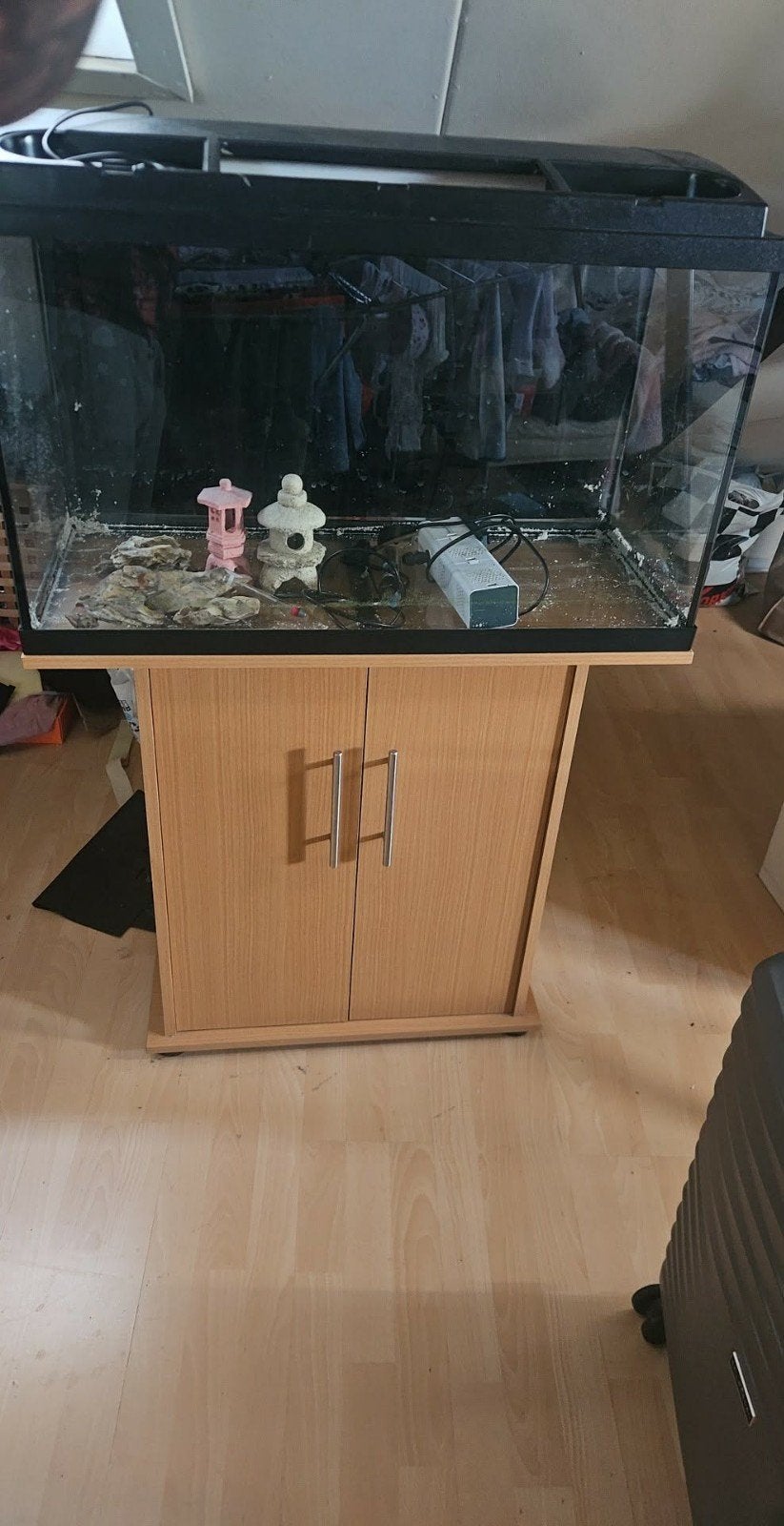 Aquarium 80cm, Ophalen, Gebruikt, Leeg aquarium