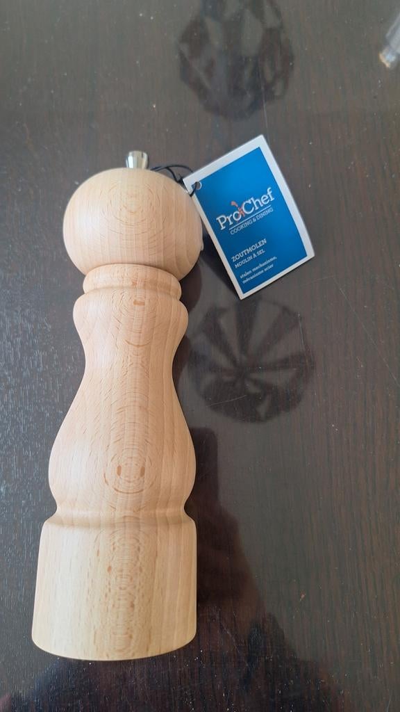 Nieuwe ProChef Zoutmolen - Hout, Ophalen of Verzenden