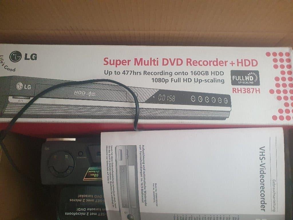 LG Super Multi DVD recorder  + HDD recorder, Ophalen of Verzenden, Zo goed als nieuw, Harddiskrecorder, Met dvd-recorder