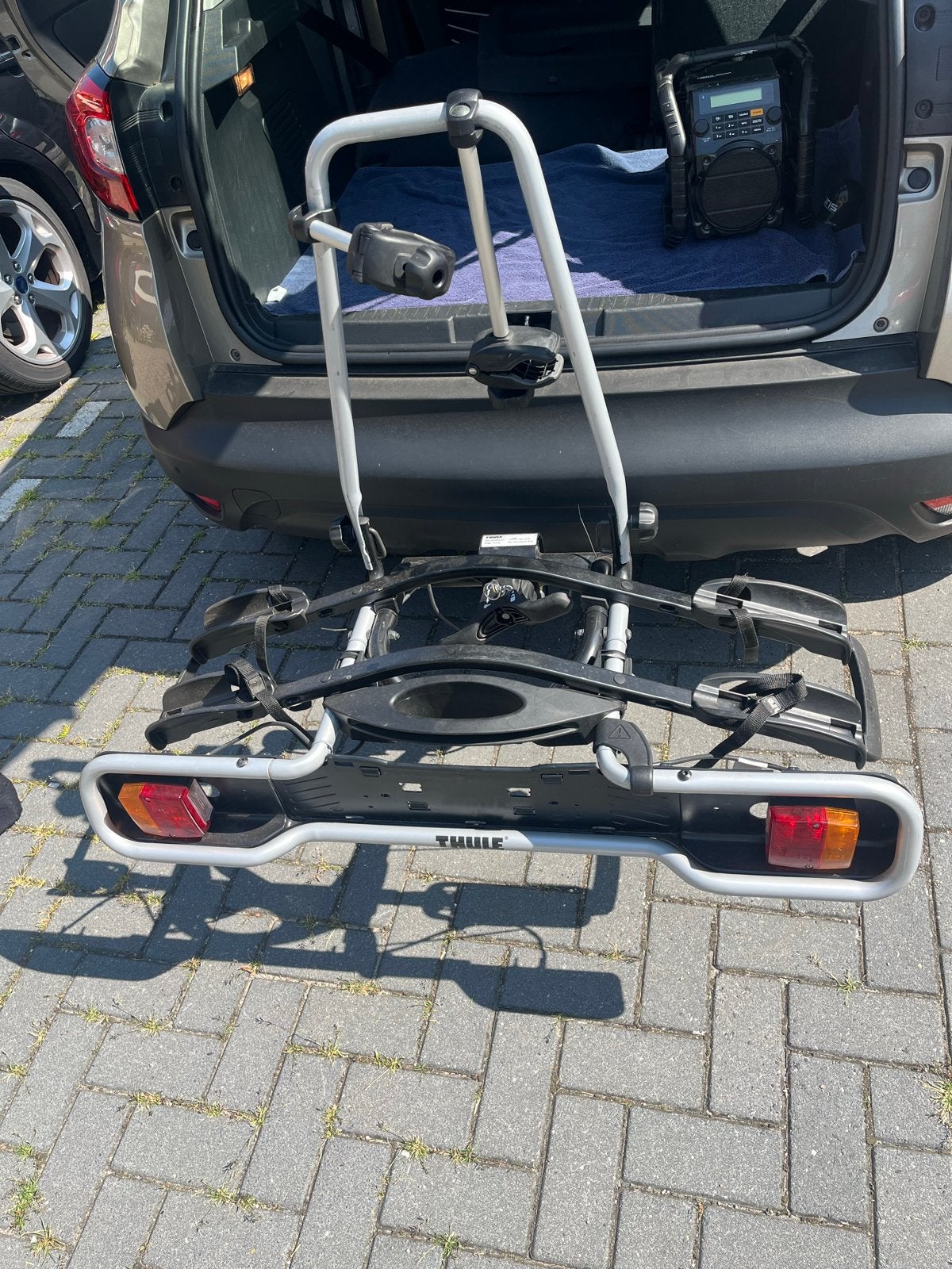 Thule fietsendrager voor trekhaak - 2 fietsen te koop, Auto diversen, Fietsendragers, Ophalen of Verzenden, 2 fietsen, Gebruikt