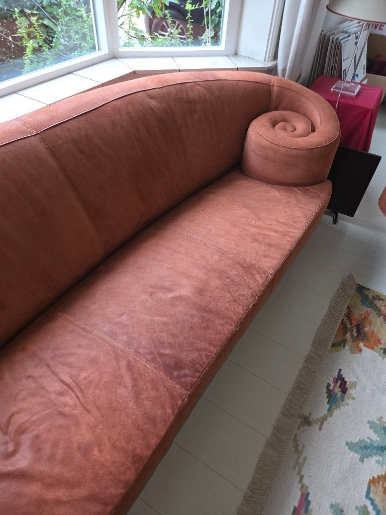 Design bank met hocker, Ophalen, Gebruikt, Design, Driepersoons