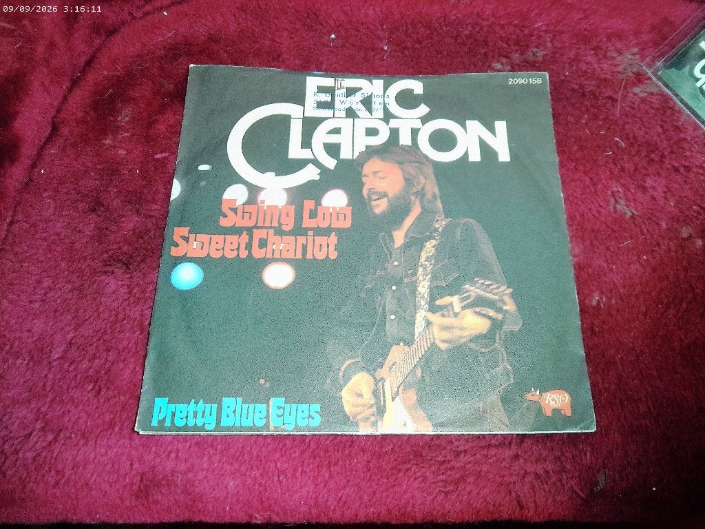 Eric Clapton - Swing Low Sweet Chariot, Gebruikt, Fotohoes, 7 inch, Ophalen of Verzenden