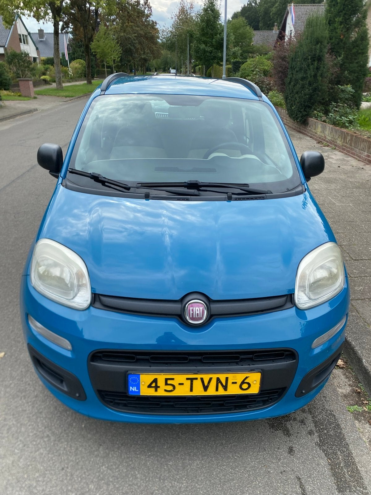 Fiat Panda Twinair 85 2012 Blauw, Auto's, Stof, 40 €/maand, Beige, Panda