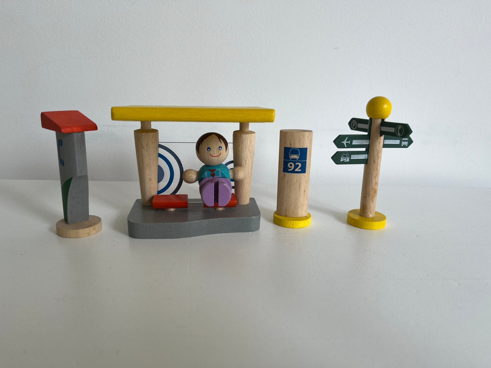 PlanToys / Plan Toys PlanCity / Plan City 6036 Bus Stop, Ophalen of Verzenden, Zo goed als nieuw