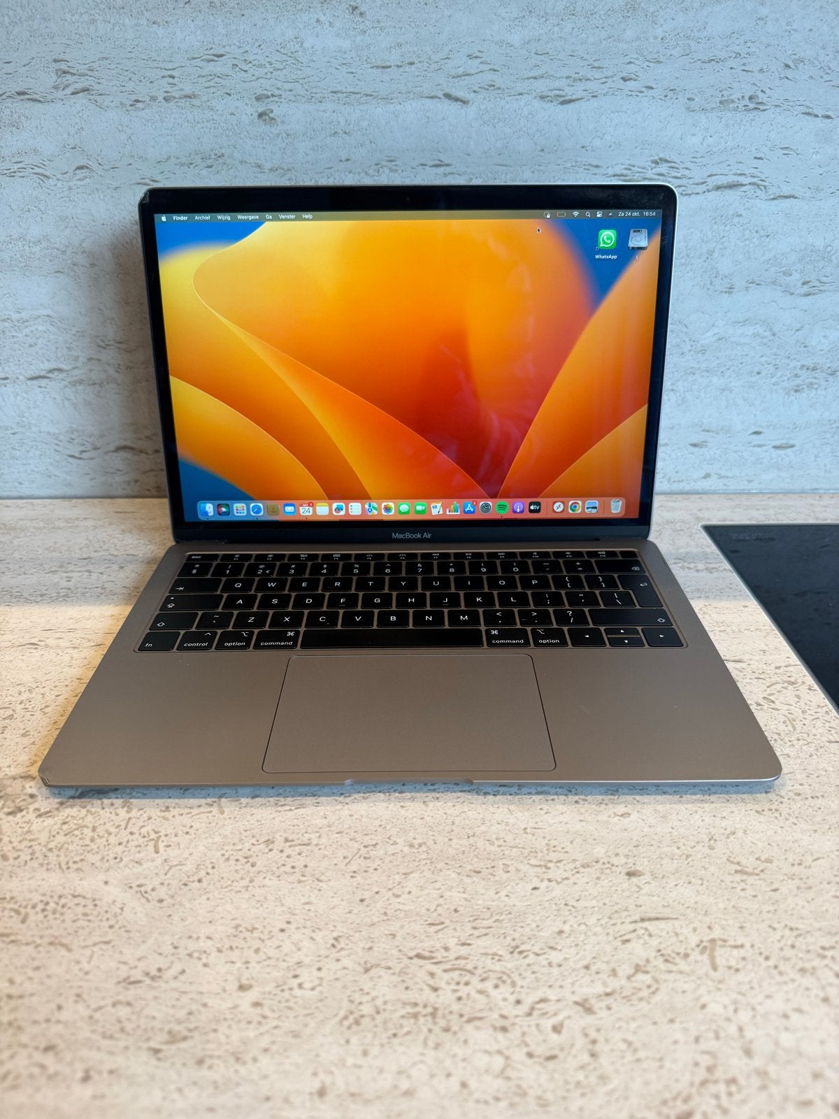 MacBook Air Retina 13-inch 2019 - Zo goed als nieuw, 256 GB, Qwerty, 8 GB, 13 inch