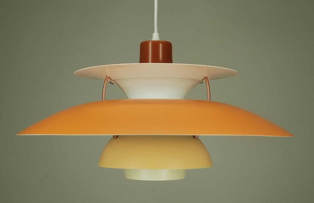 Louis Poulsen PH5 hanglampen, in vele kleuren va. 395 euro., Huis en Inrichting, Lampen | Hanglampen, Vintage MCM, Nieuw, Vintage MCM