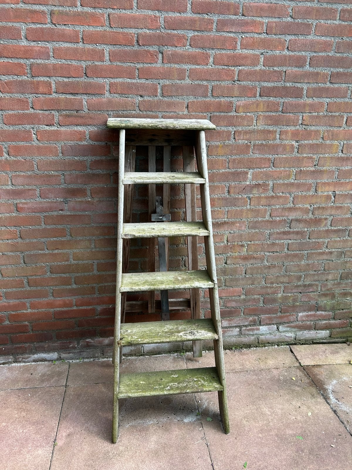 Vintage houten trapje - decoratief en functioneel, Ophalen, Gebruikt, Trap, Minder dan 2 meter