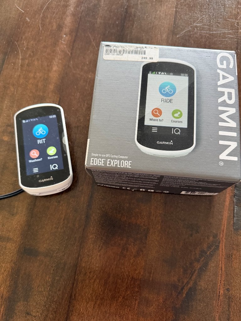 Garmin edge, Ophalen, Draadloos, Nieuw